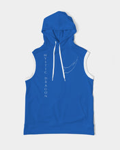 Load image into Gallery viewer, True Blue Dragon Men's Premium Heavyweight Sleeveless Hoodie