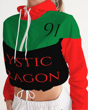 Load image into Gallery viewer, Dragon of the Motherland Women's Cropped Windbreaker