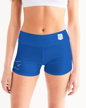 Load image into Gallery viewer, True Blue Dragon Women's Mid-Rise Yoga Shorts