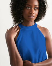 Load image into Gallery viewer, True Blue Dragon Women's Halter Dress