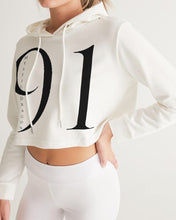 Load image into Gallery viewer, Yin Yang Dragon Women's Cropped Hoodie