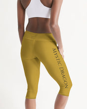 Load image into Gallery viewer, Golden Dragon Women's Mid-Rise Capri