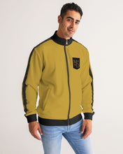 Load image into Gallery viewer, Golden Dragon Men's Stripe-Sleeve Track Jacket