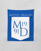Load image into Gallery viewer, True Blue Dragon Tapestry 51"x60"