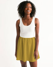 Load image into Gallery viewer, Golden Dragon Women's Scoop Neck Skater Dress