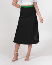 Load image into Gallery viewer, Dragon of the Motherland Women's A-Line Midi Skirt
