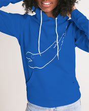 Load image into Gallery viewer, True Blue Dragon Women's Hoodie