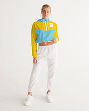 Load image into Gallery viewer, Dragon Charge Women's Cropped Windbreaker