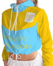 Load image into Gallery viewer, Dragon Charge Women's Cropped Windbreaker