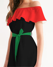 Load image into Gallery viewer, Dragon of the Motherland Women's Off-Shoulder Dress
