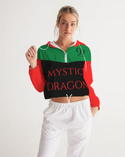 Load image into Gallery viewer, Dragon of the Motherland Women's Cropped Windbreaker