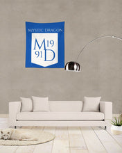 Load image into Gallery viewer, True Blue Dragon Tapestry 51"x60"