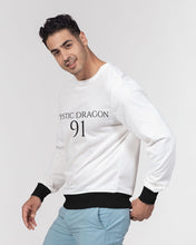 Load image into Gallery viewer, Yin Yang Dragon Men's Classic French Terry Crewneck Pullover