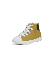 Load image into Gallery viewer, Golden Dragon Kids Hightop Canvas Shoe