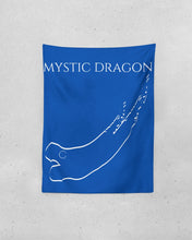 Load image into Gallery viewer, True Blue Dragon Tapestry 60"x80"