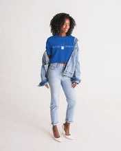Load image into Gallery viewer, True Blue Dragon Women's Lounge Cropped Tee