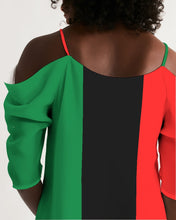 Load image into Gallery viewer, Dragon of the Motherland Women's Open Shoulder A-Line Dress