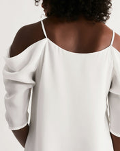 Load image into Gallery viewer, Yin Yang Dragon Women's Open Shoulder A-Line Dress