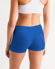 Load image into Gallery viewer, True Blue Dragon Women's Mid-Rise Yoga Shorts
