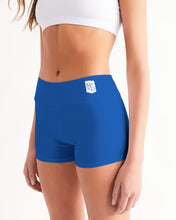 Load image into Gallery viewer, True Blue Dragon Women's Mid-Rise Yoga Shorts