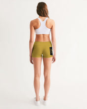 Load image into Gallery viewer, Golden Dragon Women's Mid-Rise Yoga Shorts