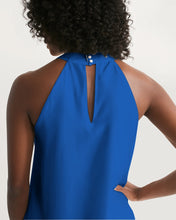 Load image into Gallery viewer, True Blue Dragon Women's Halter Dress