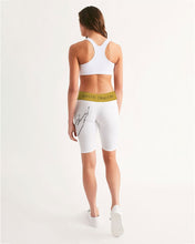 Load image into Gallery viewer, Golden Dragon Women's Mid-Rise Bike Shorts
