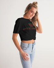 Load image into Gallery viewer, Dragon of the Motherland Women's Twist-Front Cropped Tee