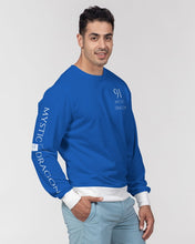 Load image into Gallery viewer, True Blue Dragon Men's Classic French Terry Crewneck Pullover