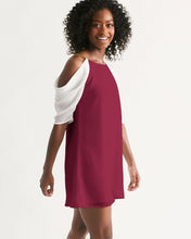 Load image into Gallery viewer, Royal Dragon Women's Open Shoulder A-Line Dress