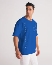 Load image into Gallery viewer, True Blue Dragon Men's Premium Heavyweight Tee