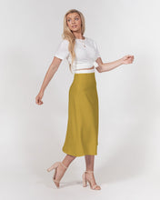 Load image into Gallery viewer, Golden Dragon Women's A-Line Midi Skirt