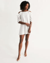 Load image into Gallery viewer, Yin Yang Dragon Women's Open Shoulder A-Line Dress