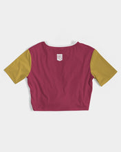 Load image into Gallery viewer, Royal Dragon Women's Twist-Front Cropped Tee