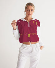 Load image into Gallery viewer, Royal Dragon Women's Cropped Windbreaker