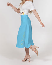 Load image into Gallery viewer, Dragon Charge Women's A-Line Midi Skirt