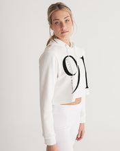 Load image into Gallery viewer, Yin Yang Dragon Women's Cropped Hoodie