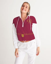 Load image into Gallery viewer, Royal Dragon Women's Cropped Windbreaker