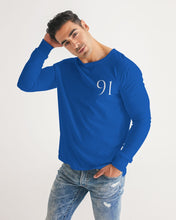 Load image into Gallery viewer, True Blue Dragon Men's Long Sleeve Tee