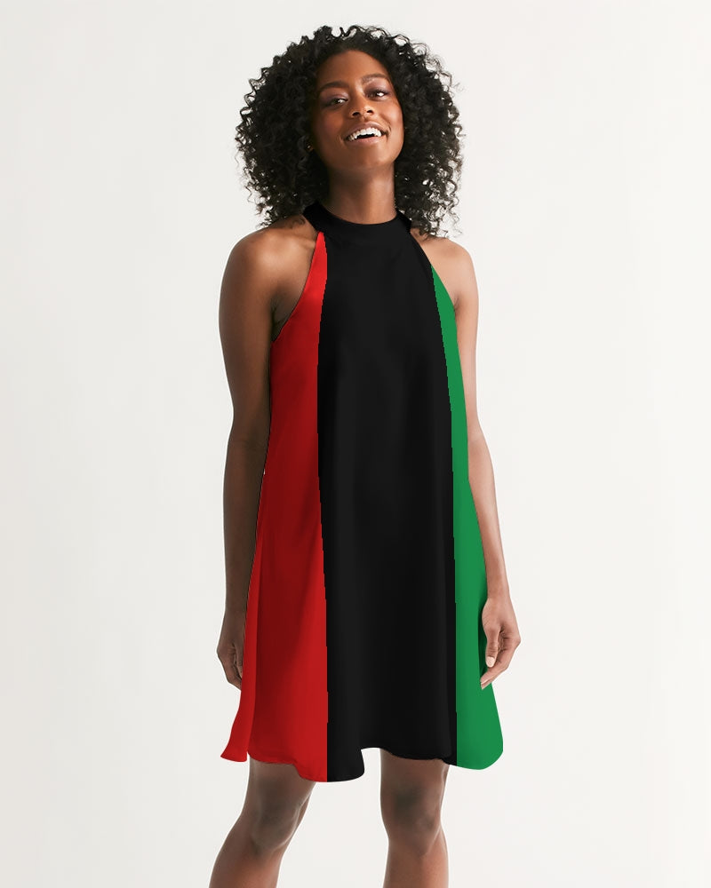 Dragon of the Motherland Women's Halter Dress  Mystic Dragon by Poetree