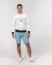 Load image into Gallery viewer, Yin Yang Dragon Men's Classic French Terry Crewneck Pullover
