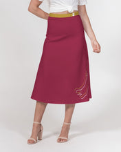 Load image into Gallery viewer, Royal Dragon Women's A-Line Midi Skirt
