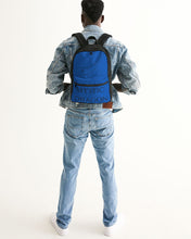 Load image into Gallery viewer, True Blue Dragon Small Canvas Backpack