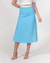 Load image into Gallery viewer, Dragon Charge Women's A-Line Midi Skirt