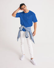 Load image into Gallery viewer, True Blue Dragon Men's Premium Heavyweight Tee