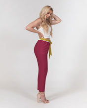 Load image into Gallery viewer, Royal Dragon Women's Belted Tapered Pants