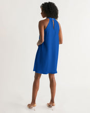 Load image into Gallery viewer, True Blue Dragon Women's Halter Dress