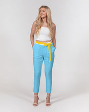 Load image into Gallery viewer, Dragon Charge Women's Belted Tapered Pants