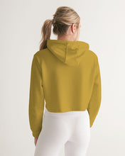 Load image into Gallery viewer, Golden Dragon Women's Cropped Hoodie