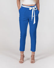 Load image into Gallery viewer, True Blue Dragon Women's Belted Tapered Pants